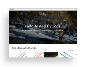 Studio JWAL Web Design Client - Reilly Rod Crafters
